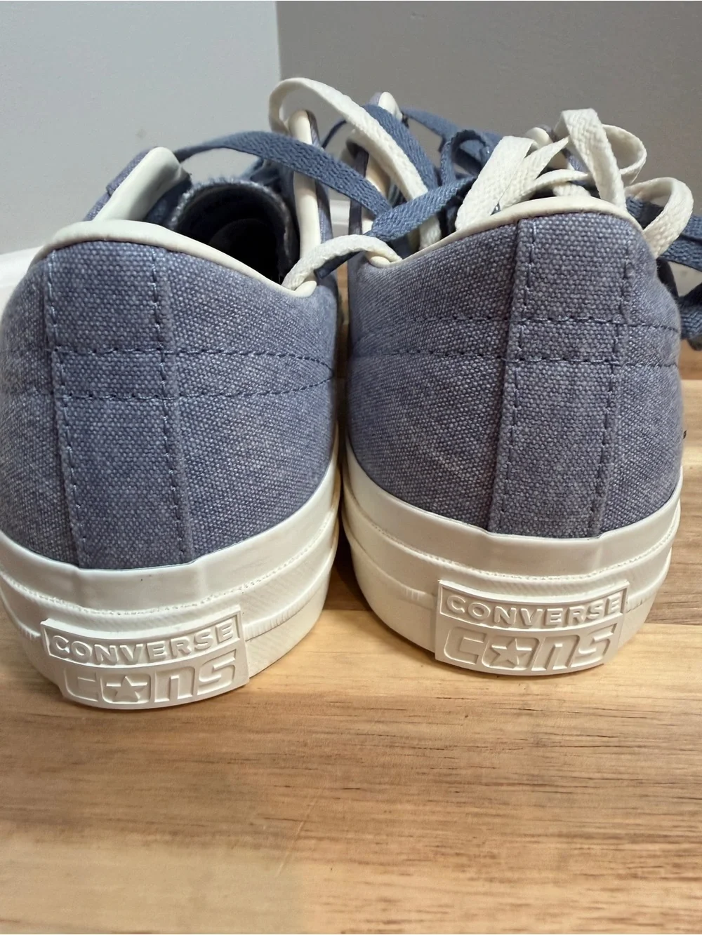 Converse One Star Pro Blue Chambray Sneakers Men Sz 11.5 / Womens Sz 13 Low Top - Picture 7 of 14